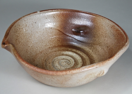 Three Piece Mixing Bowl Set in Shinza Glaze glaze by Bowen Pottery