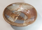 Slip Decorated Shino Textured Bowl