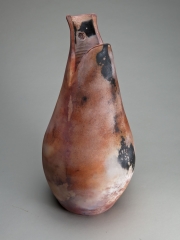 Pit-Fired Tulip Vase