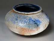 Soda Fired Textured Vessel